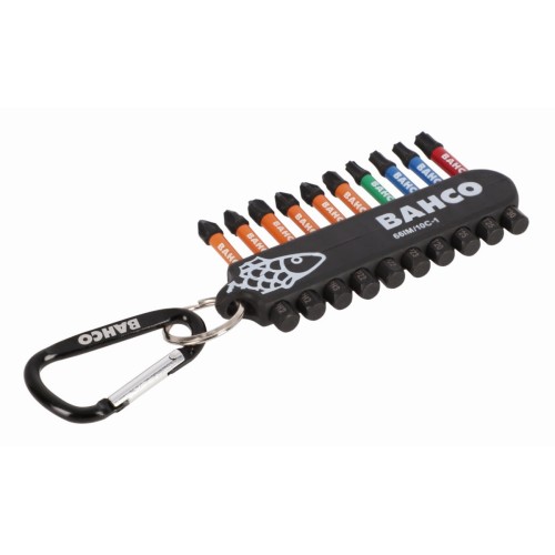 Juego de puntas de torsión 1/4" de impacto para Phillips/Pozidriv/TORX® con soporte de plástico blando- 10 pzs. | 66IM/10C-1